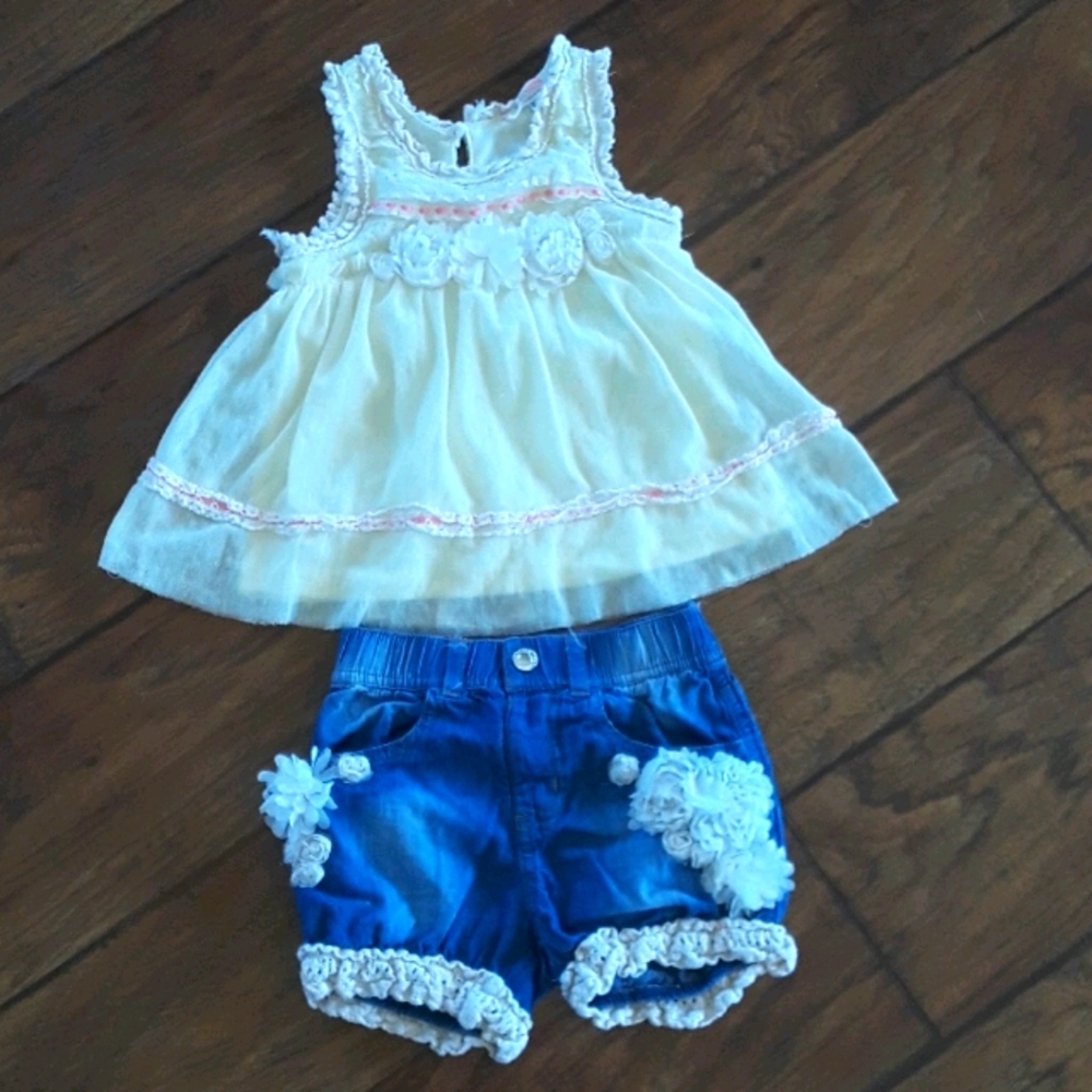 Baby Sara Brand Toddler girls 2 piece outfit